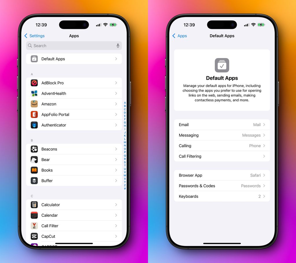 定制你的数字生活:苹果 iOS 18.2 可设置 iPhone 默认应用