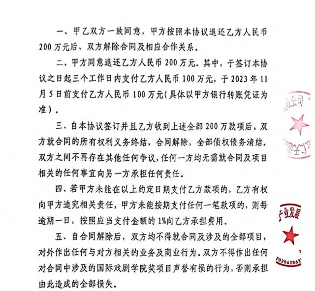 中戏“国际戏剧学院奖”活动迟迟未办,匠仁天造酒业讨要200万元赞助费