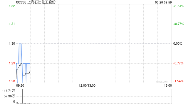 上海石油化工股份：会计政策变更