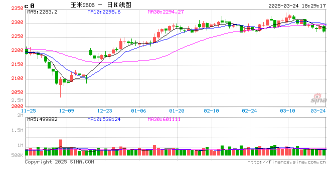 玉米：供给上量 盘面承压