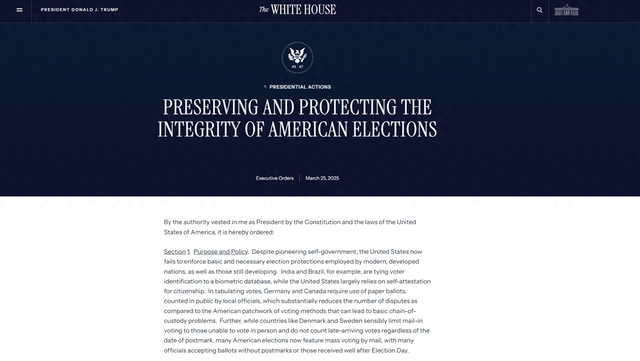 联邦选举大改革?特朗普:若不遵守新规,各州资金恐被叫停!