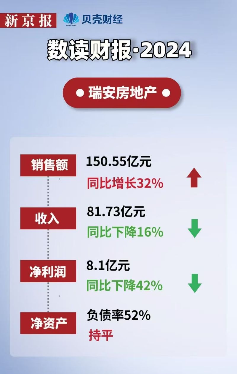 去年营收和净利双降、出售资产偿债，瑞安“安全”了吗