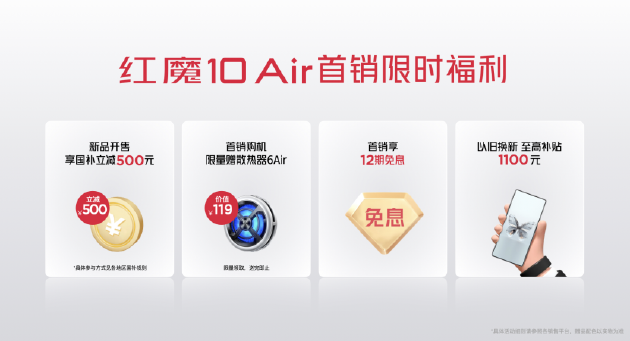 红魔七周年AIR系美学旗舰定义轻薄电竞新标杆，2999元起开启极致游戏新体验