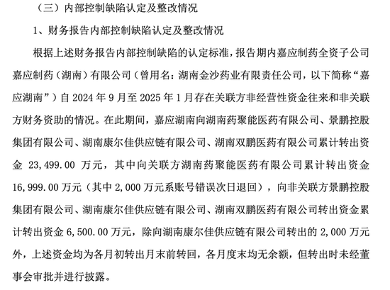 上任才一个月，嘉应制药董事长“监守自盗”