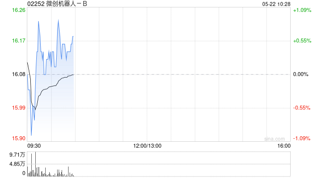 微创机器人-B完成配售2513.65万股 净筹约3.82亿港元