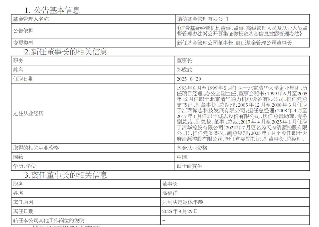 又有头部公募宣布:总经理调整!一日三家公募“换帅”