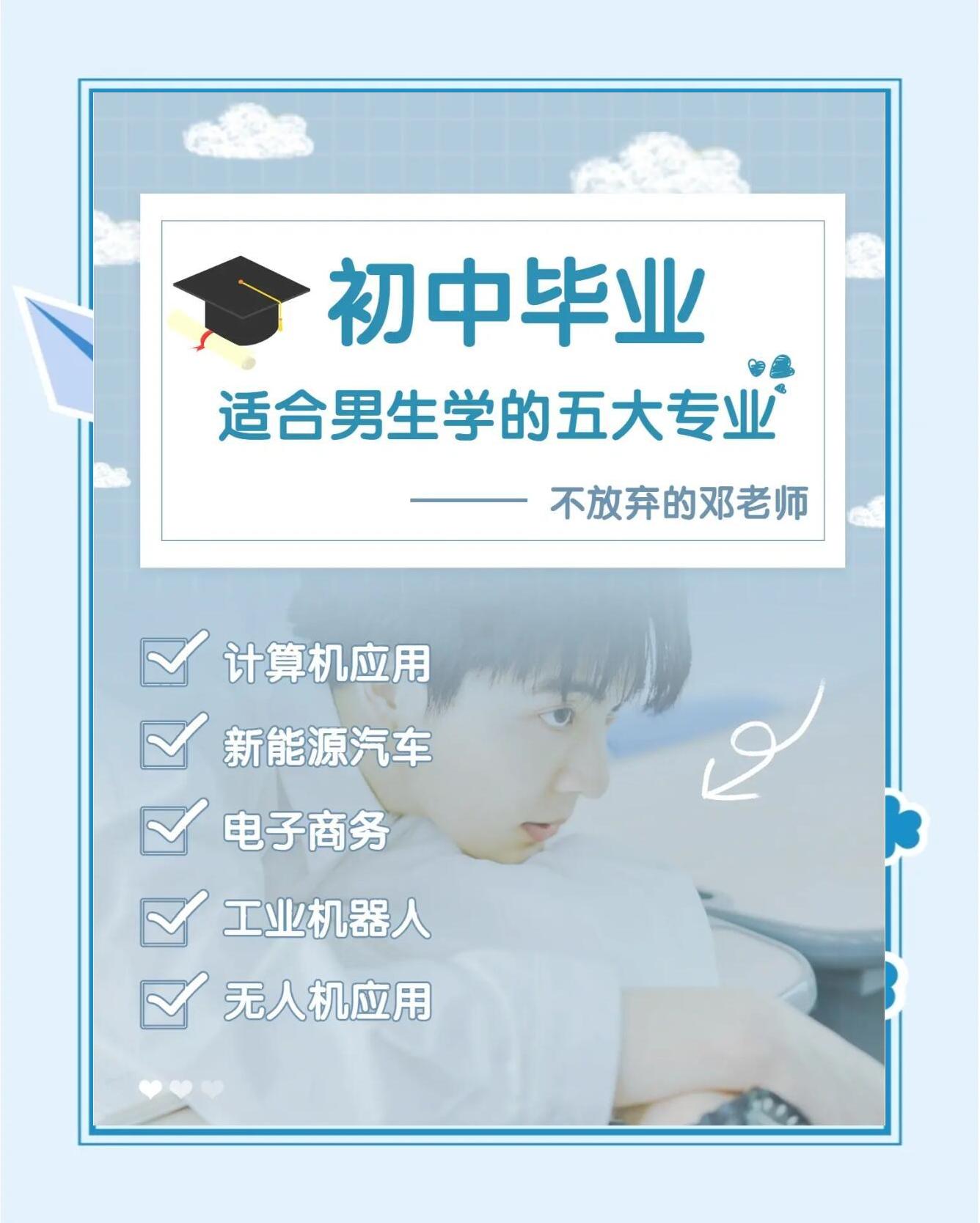 初中毕业后该选什么专业(初中毕业后该选什么专业好)