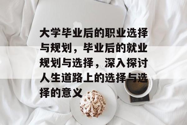大学毕业后的职业选择与规划，毕业后的就业规划与选择，深入探讨人生道路上的选择与选择的意义