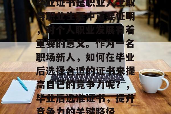 毕业证书是职业人士取得职业生涯中重要证明，对个人职业发展有着重要的意义。作为一名职场新人，如何在毕业后选择合适的证书来提高自己的竞争力呢？，毕业后选准证书，提升竞争力的关键路径