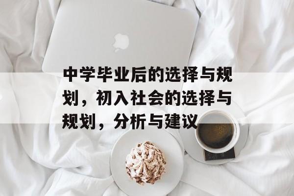中学毕业后的选择与规划，初入社会的选择与规划，分析与建议