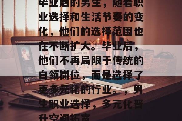 毕业后的男生，随着职业选择和生活节奏的变化，他们的选择范围也在不断扩大。毕业后，他们不再局限于传统的白领岗位，而是选择了更多元化的行业。，男生职业选择，多元化晋升空间拓宽