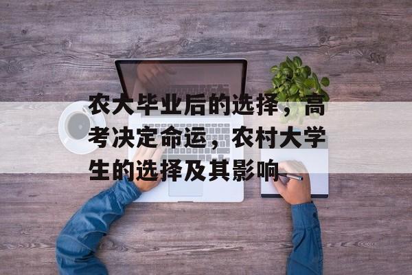 农大毕业后的选择，高考决定命运，农村大学生的选择及其影响