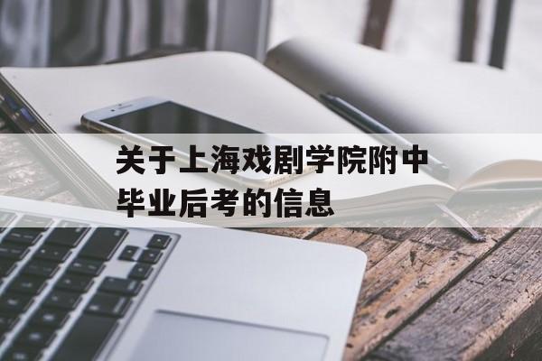 关于上海戏剧学院附中毕业后考的信息