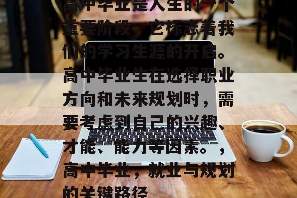 高中毕业是人生的一个重要阶段，它标志着我们的学习生涯的开启。高中毕业生在选择职业方向和未来规划时，需要考虑到自己的兴趣、才能、能力等因素。，高中毕业，就业与规划的关键路径