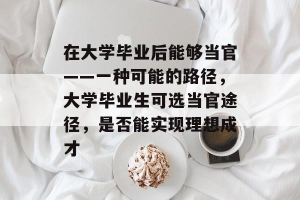 在大学毕业后能够当官——一种可能的路径，大学毕业生可选当官途径，是否能实现理想成才