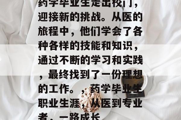 药学毕业生走出校门，迎接新的挑战。从医的旅程中，他们学会了各种各样的技能和知识，通过不断的学习和实践，最终找到了一份理想的工作。，药学毕业生职业生涯，从医到专业者，一路成长