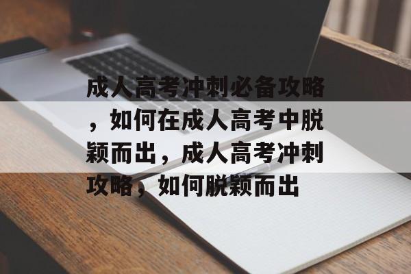 成人高考冲刺必备攻略，如何在成人高考中脱颖而出，成人高考冲刺攻略，如何脱颖而出