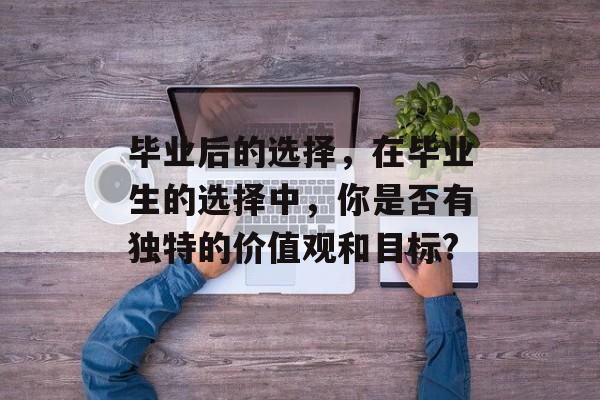 毕业后的选择，在毕业生的选择中，你是否有独特的价值观和目标?