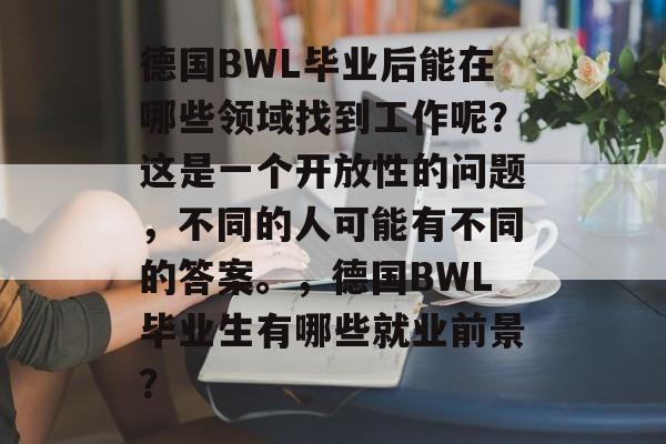 德国BWL毕业后能在哪些领域找到工作呢？这是一个开放性的问题，不同的人可能有不同的答案。，德国BWL毕业生有哪些就业前景？