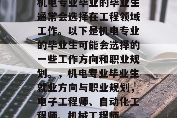 机电专业毕业的毕业生通常会选择在工程领域工作。以下是机电专业的毕业生可能会选择的一些工作方向和职业规划。，机电专业毕业生就业方向与职业规划，电子工程师、自动化工程师、机械工程师