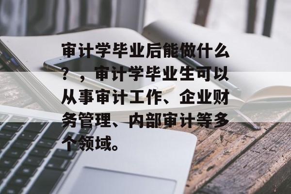 审计学毕业后能做什么？，审计学毕业生可以从事审计工作、企业财务管理、内部审计等多个领域。