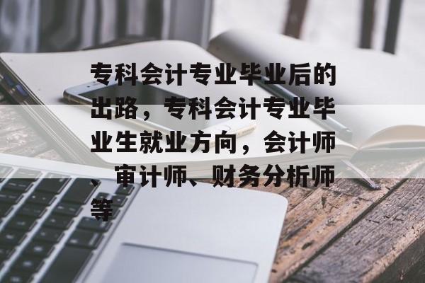 专科会计专业毕业后的出路，专科会计专业毕业生就业方向，会计师、审计师、财务分析师等