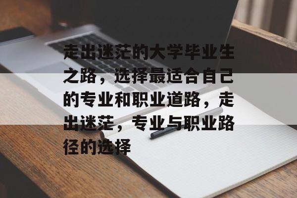 走出迷茫的大学毕业生之路，选择最适合自己的专业和职业道路，走出迷茫，专业与职业路径的选择